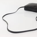 Salvatore Ferragamo Shoulder Bag Leather Black Gold Auth bs29115-7