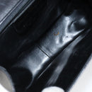 Salvatore Ferragamo Gancini Shoulder Bag Leather Black Gold Auth bs29116-17