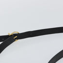 Salvatore Ferragamo Gancini Shoulder Bag Leather Black Gold Auth bs29116-8