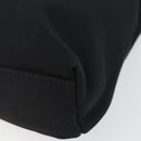 Salvatore Ferragamo Vala Chain Shoulder Bag Canvas Black Auth bs29117-10