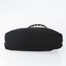 Salvatore Ferragamo Vala Chain Shoulder Bag Canvas Black Auth bs29117-9