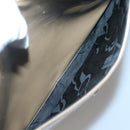 Salvatore Ferragamo Shoulder Bag Enamel Beige Silver Auth bs29120-21