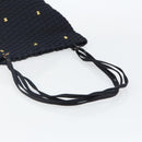 Salvatore Ferragamo Vala Shoulder Bag Nylon Black Gold Auth bs29122-7