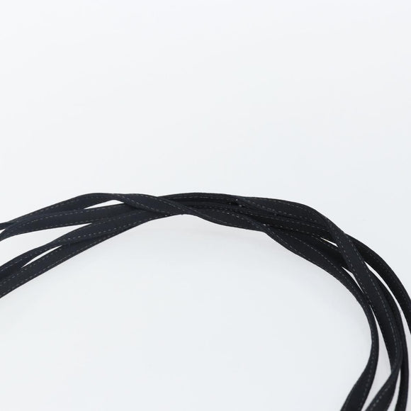 Salvatore Ferragamo Vala Shoulder Bag Nylon Black Gold Auth bs29122