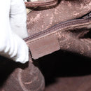 Burberrys Nova Check Shoulder Bag PVC Beige Gold Auth bs29124-18