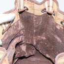 Burberrys Nova Check Shoulder Bag PVC Beige Gold Auth bs29124-19