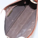 Burberrys Nova Check Clutch Bag PVC Beige Gold Auth bs29125-16