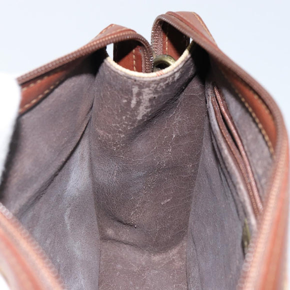 Burberrys Nova Check Clutch Bag PVC Beige Gold Auth bs29125