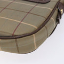 Burberrys Nova Check Shoulder Bag Canvas Beige Gold Auth bs29128-16