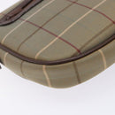 Burberrys Nova Check Shoulder Bag Canvas Beige Gold Auth bs29128-17