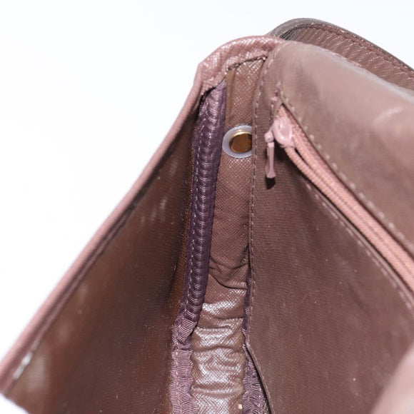 Burberrys Nova Check Shoulder Bag Canvas Beige Gold Auth bs29128