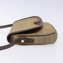 Burberrys Nova Check Shoulder Bag Canvas Beige Gold Auth bs29128-4