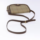 Burberrys Nova Check Shoulder Bag Canvas Beige Gold Auth bs29128-7