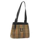 Burberrys Nova Check Tote Bag Canvas Beige Auth bs29130-1