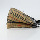 Burberrys Nova Check Tote Bag Canvas Beige Auth bs29130-3