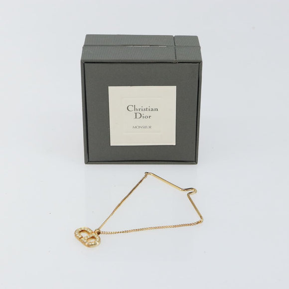 Christian Dior Necktie Chain metal Gold Auth bs29131