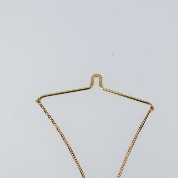 Christian Dior Necktie Chain metal Gold Auth bs29131