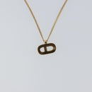 Christian Dior Necktie Chain metal Gold Auth bs29131-9