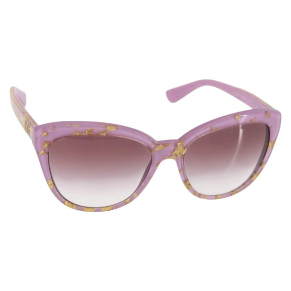 DOLCE&GABBANA Sunglasses plastic Pink Auth bs29133