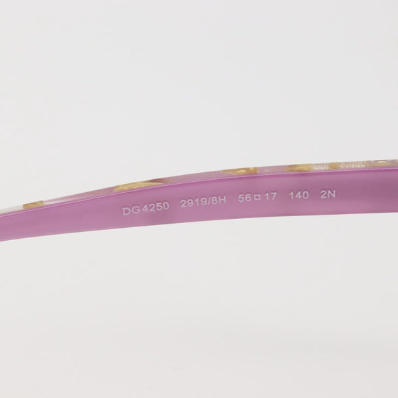 DOLCE&GABBANA Sunglasses plastic Pink Auth bs29133