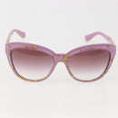 DOLCE&GABBANA Sunglasses plastic Pink Auth bs29133-2