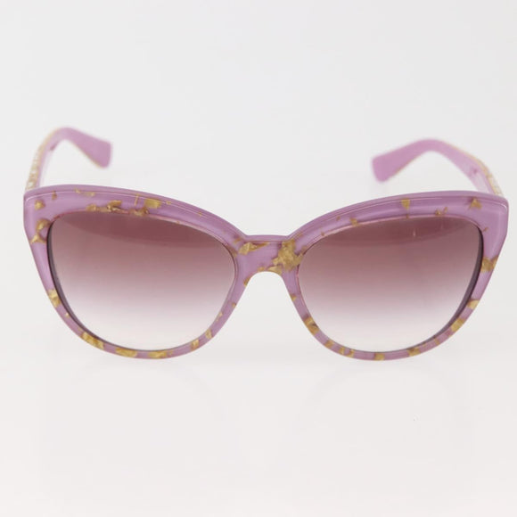 DOLCE&GABBANA Sunglasses plastic Pink Auth bs29133