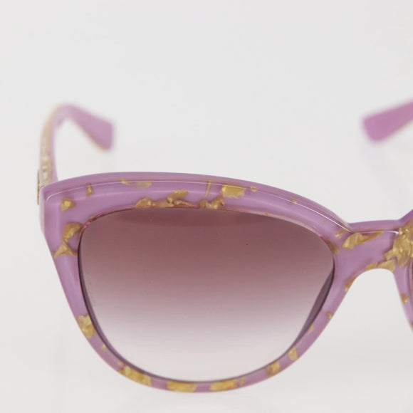 DOLCE&GABBANA Sunglasses plastic Pink Auth bs29133