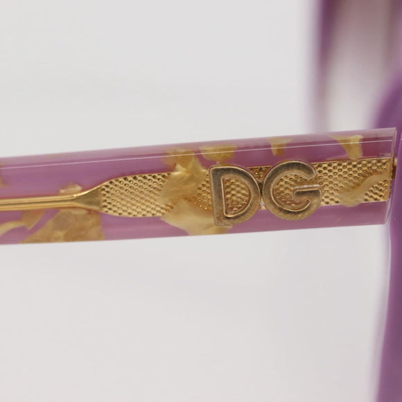 DOLCE&GABBANA Sunglasses plastic Pink Auth bs29133