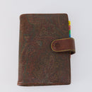 ETRO Paisley Shoulder Bag PVC 3Set Brown Auth bs29135-13