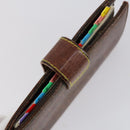 ETRO Paisley Shoulder Bag PVC 3Set Brown Auth bs29135-15