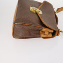 ETRO Paisley Shoulder Bag PVC 3Set Brown Auth bs29135-4