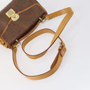 ETRO Paisley Shoulder Bag PVC 3Set Brown Auth bs29135-5