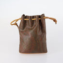 ETRO Paisley Shoulder Bag PVC 3Set Brown Auth bs29135-9