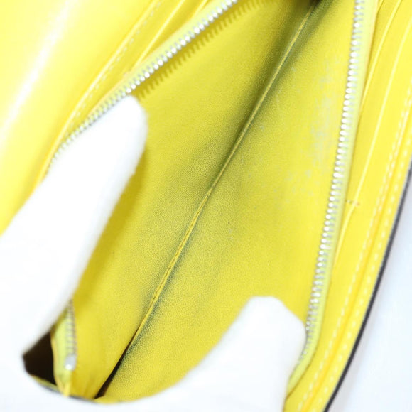 CELINE Macadam Canvas Clutch Bag PVC 4Set Brown Beige Auth bs29137