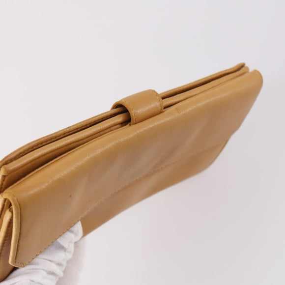 LOEWE Anagram Wallet Leather 4Set Brown Black beige Auth bs29140