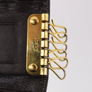 LOEWE Anagram Wallet Leather 4Set Brown Black beige Auth bs29140-7