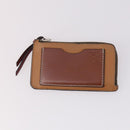 LOEWE Anagram Wallet Leather 4Set Brown Black beige Auth bs29140-8