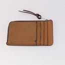 LOEWE Anagram Wallet Leather 4Set Brown Black beige Auth bs29140-9