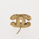 CHANEL Earring metal 4Set Gold CC Auth bs29144-11