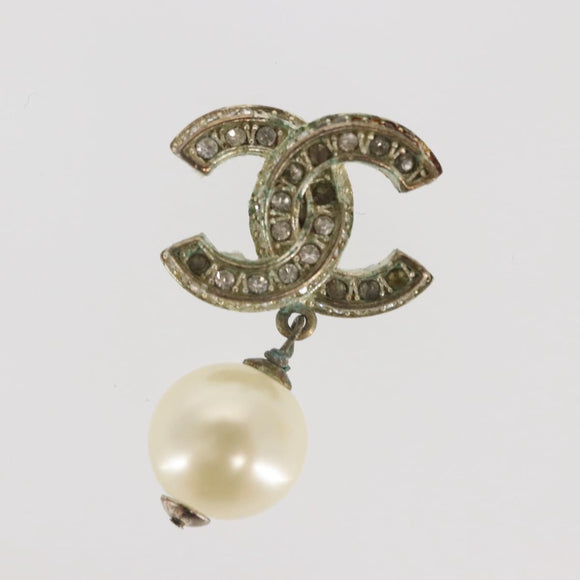 CHANEL Earring metal 4Set Gold CC Auth bs29144