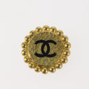 CHANEL Earring metal 4Set Gold CC Auth bs29144-7