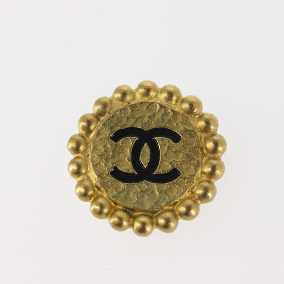 CHANEL Earring metal 4Set Gold CC Auth bs29144
