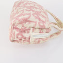 Christian Dior PRADA Trotter Canvas Bag Pile Nylon 3Set Pink Beige Auth bs29145-11
