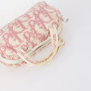 Christian Dior PRADA Trotter Canvas Bag Pile Nylon 3Set Pink Beige Auth bs29145-12