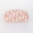 Christian Dior PRADA Trotter Canvas Bag Pile Nylon 3Set Pink Beige Auth bs29145-14