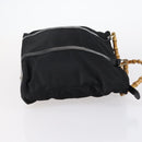 GUCCI GG Supreme Bamboo Web Sherry Line Bag Nylon PVC 3Set Beige Auth bs29146-12