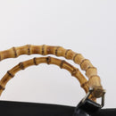 GUCCI GG Supreme Bamboo Web Sherry Line Bag Nylon PVC 3Set Beige Auth bs29146-14