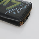 BALENCIAGA Wallet Leather Black Gold 253036 Auth bs29147-15