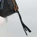 BALENCIAGA Wallet Leather Black Gold 253036 Auth bs29147-8