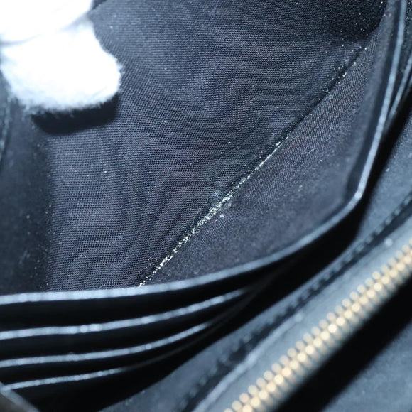 BALENCIAGA Wallet Leather Black Gold 253036 Auth bs29147